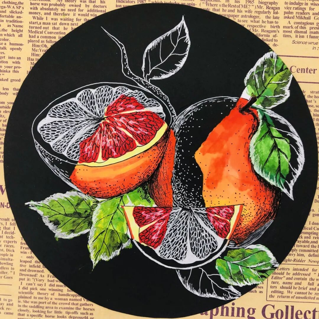 Grapefruit Still Life