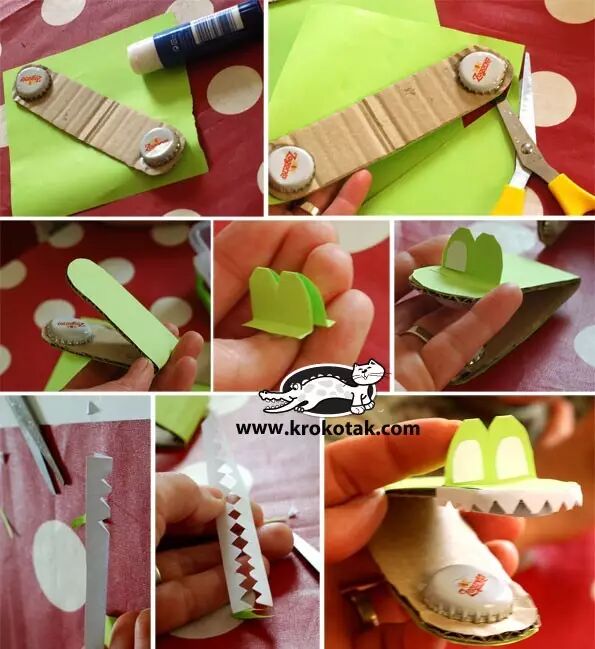 Prepare cardboard strip