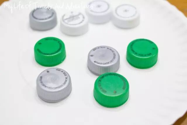 Paint bottle cap black