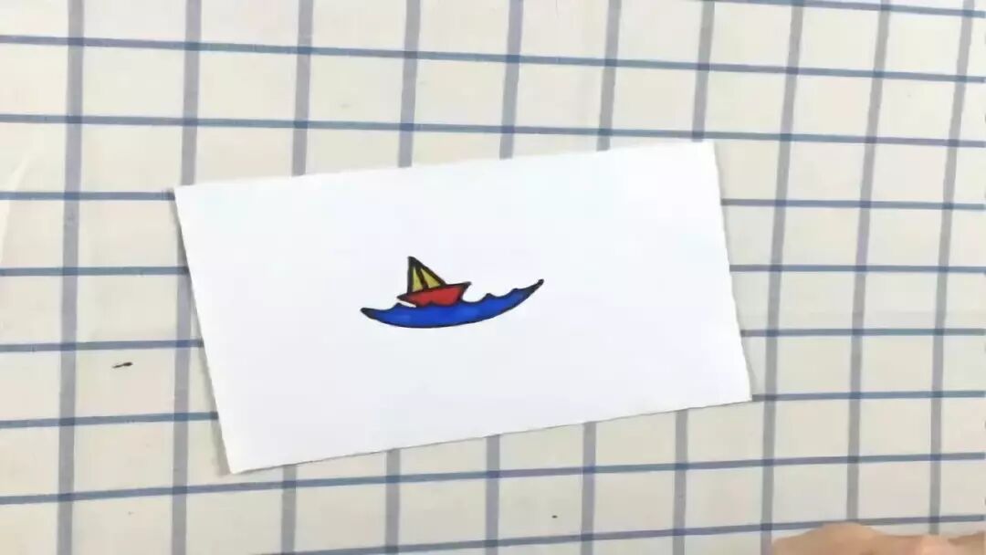 Color the sailboat