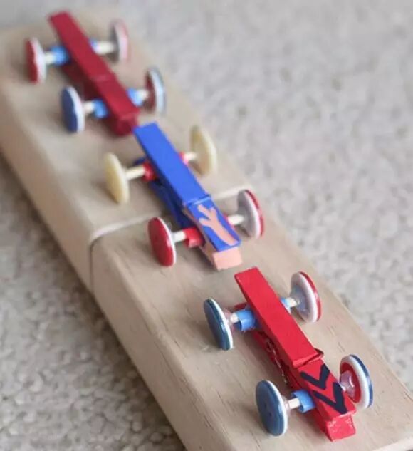 Creative Wooden Frame Toy Car