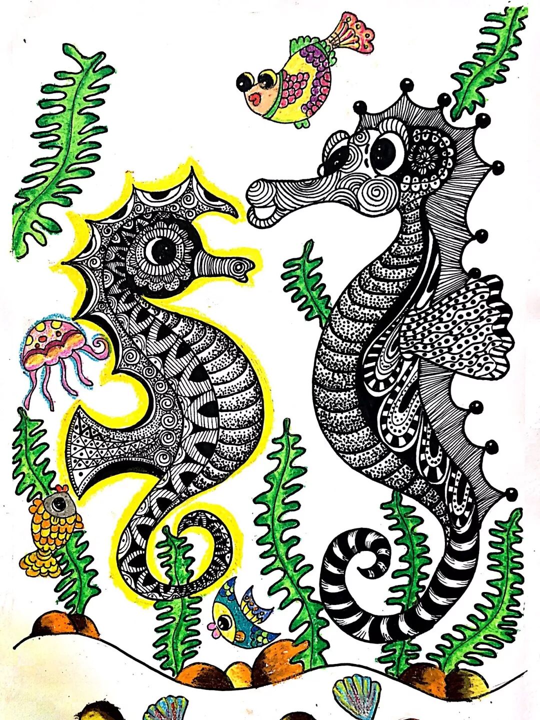 Color the completed drawing