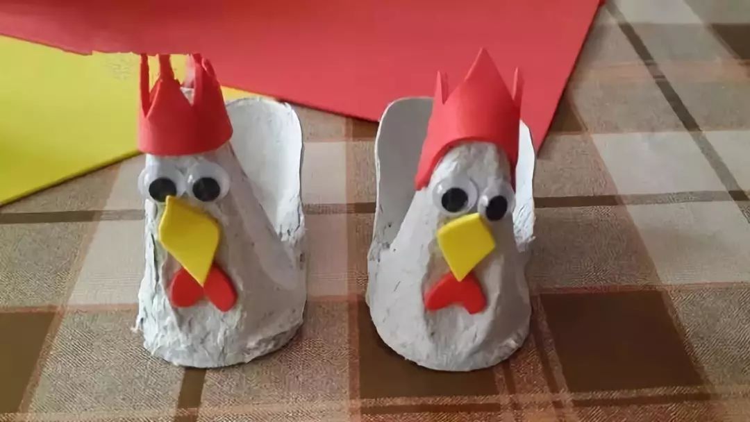 Egg Carton Chick Craft