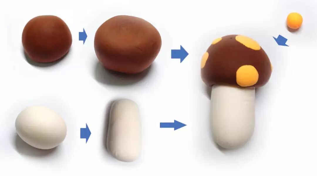 Add decorations to the mushrooms