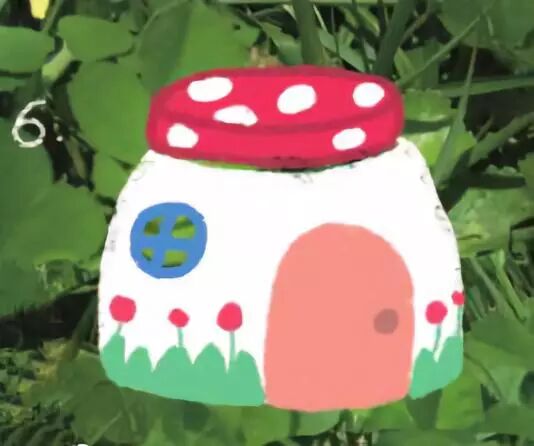 The mushroom house was successfully completed